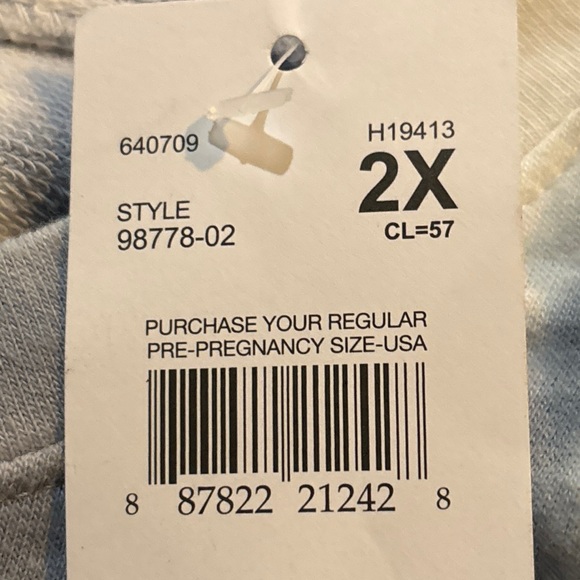 Motherhood Maternity Tie-Dyed Lightweight Sweatshirt - Picture 15 of 15